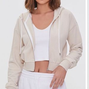 Cropped Zip Up